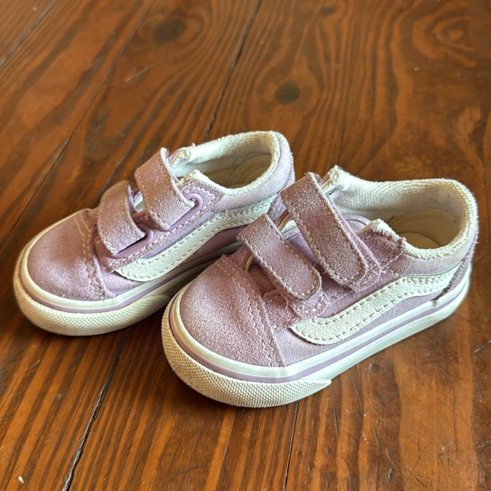 Purple Toddler Vans Size 4